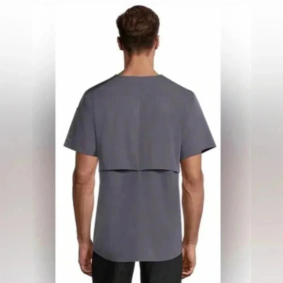 Carhartt Short Sleeve Pewter Scrub Top  Size Small - Picture 2 of 11